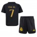 Tanie Strój piłkarski Real Madrid Vinicius Junior #7 Koszulka Trzeciej dla dziecięce 2023-24 Krótkie Rękawy (+ szorty)